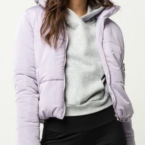 lavender puffer